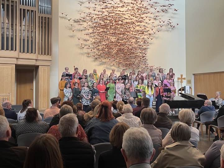 Kvennakórinn hélt vortónleika í vikunni, mjög skemmtileg dagskrá.