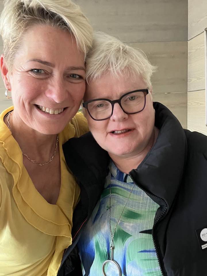 Selfie af Siggu og Ólafíu Jónatansdóttur