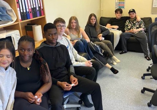 Nemendur Grunnskólans á Suðureyri.