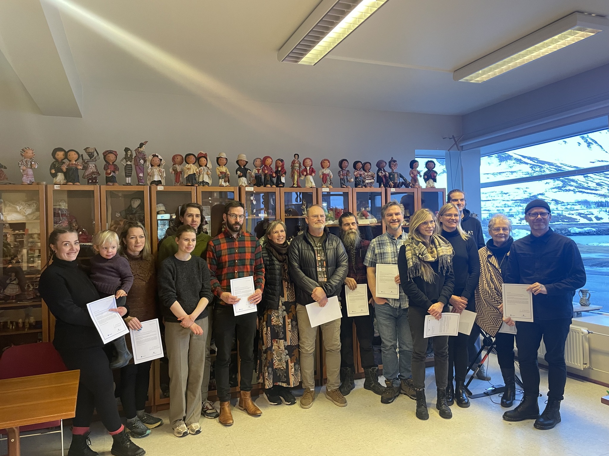 Styrkhafar við úthlutun úr Þróunarsjóði Flateyrar