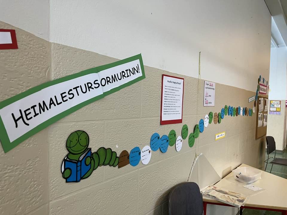 Lestrarormurinn í Grunnskóla Önundarfjarðar.