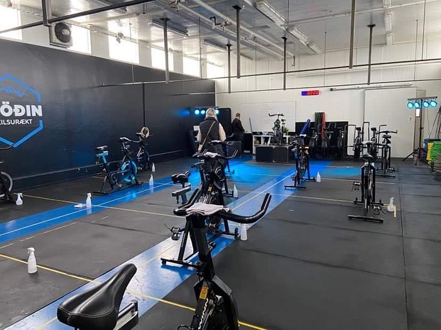 Mynd úr líkasmræktarstöðinni Stöðinni á Ísafirði.