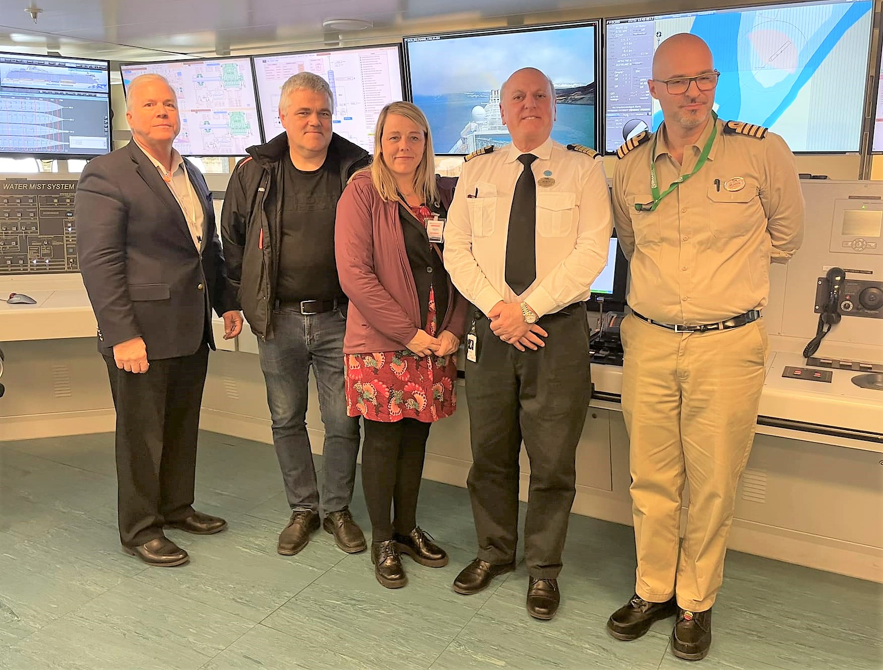 Um borð í Sky Princess.