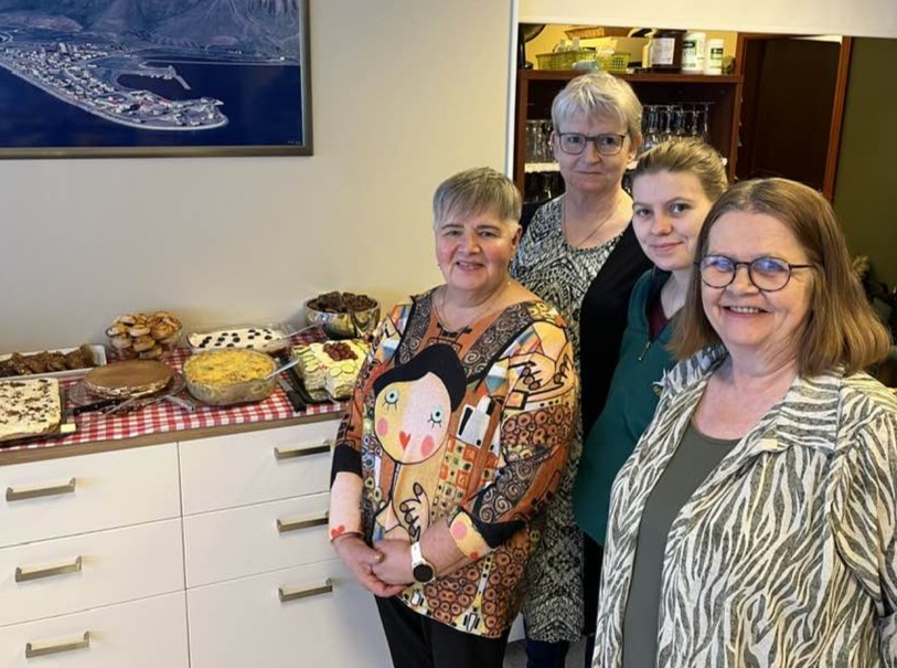 Kaffinefnd kvenfélagsins Brynju á Flateyri.