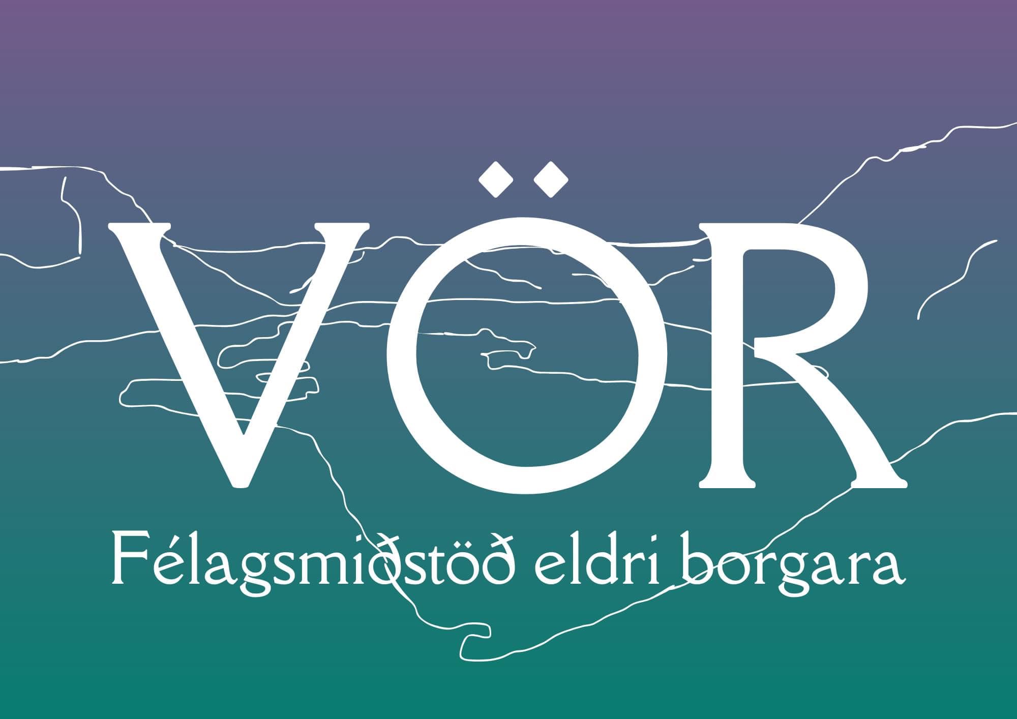 Merki fyrir Vör, félagsmiðstöð eldri borgarar í Ísafjarðarbæ.