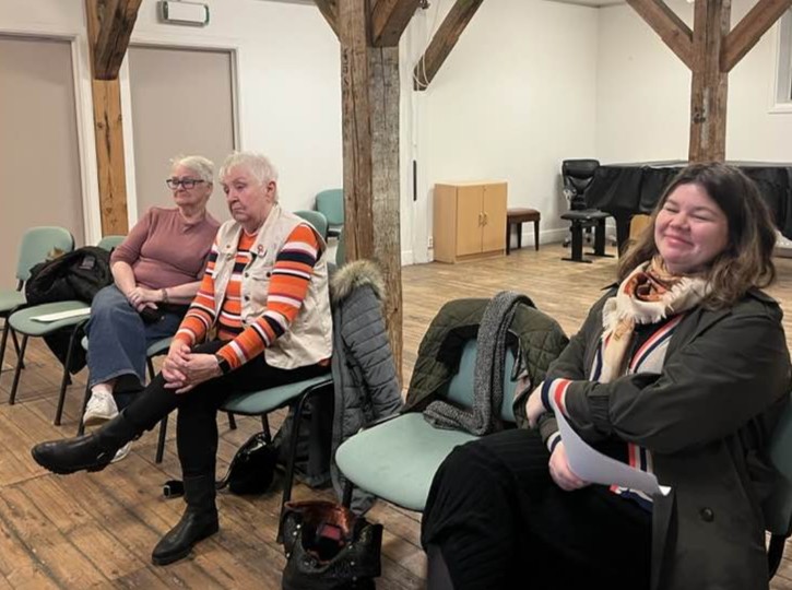 Þrjár samfylkingarkonur.