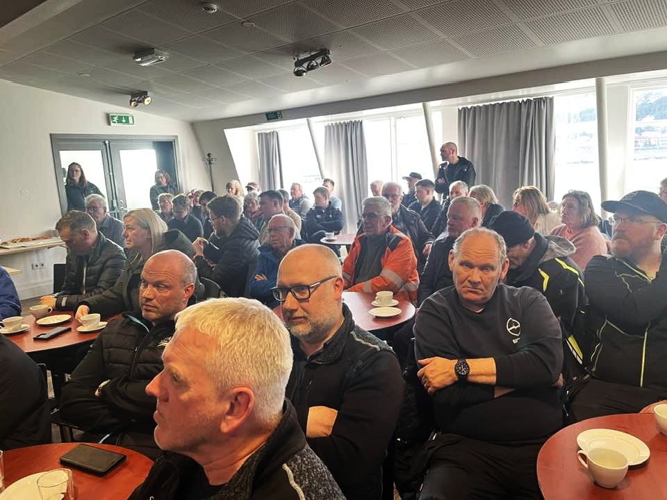 Hluti fundarmanna á kynningu Háafells.