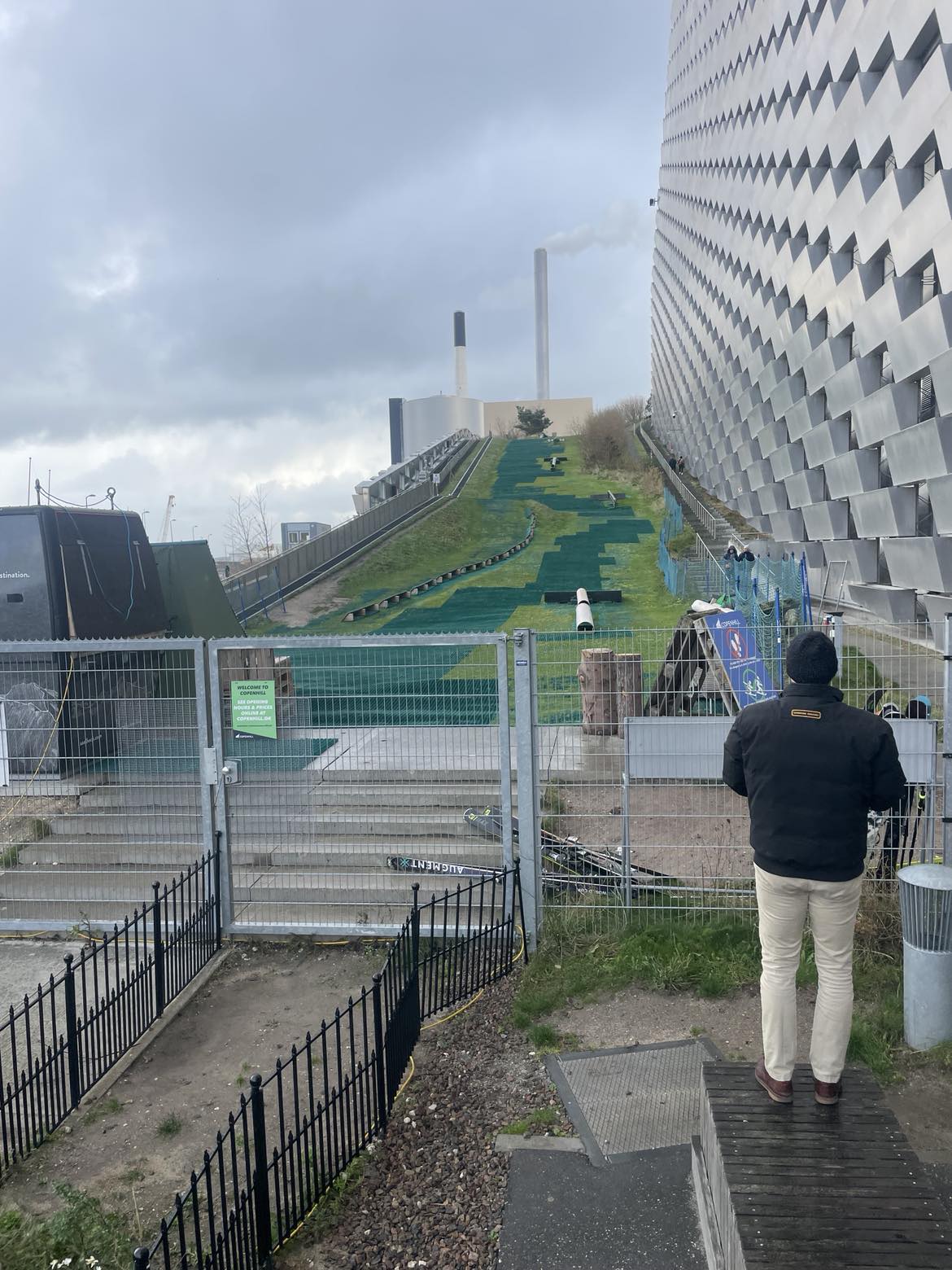 Sorpbrennslustöðin Amager bakke í Kaupmannahöfn.