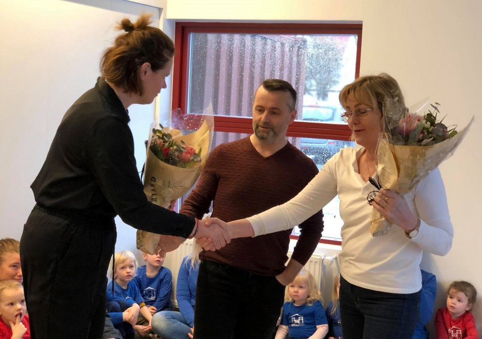 Stefanía Ásmundsdóttir, sviðsstjóri skóla- og tómstundasviðs Ísafjarðarbæjar, Kristján Þór Kristjáns…