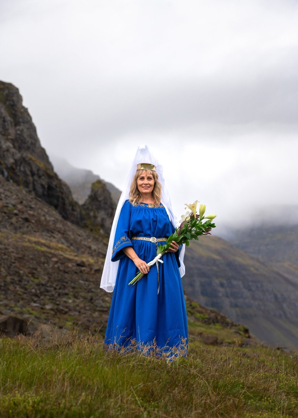 Fjallkona Ísafjarðarbæjar 2025, Svava Rán Valgeirsdóttir.
Mynd: Haukur Sigurðsson.