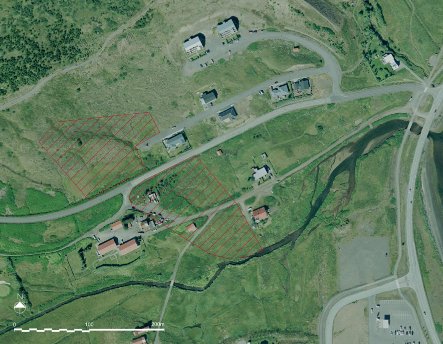 Líklegt svæði fyrir nýtingu jarðhita samkvæmt athugunum Íslenskra orkurannsókna fyrir Orkubú Vestfja…