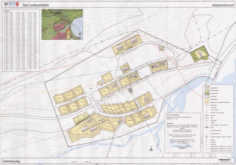 Deiliskipulag Seljalandshverfis á Ísafirði.