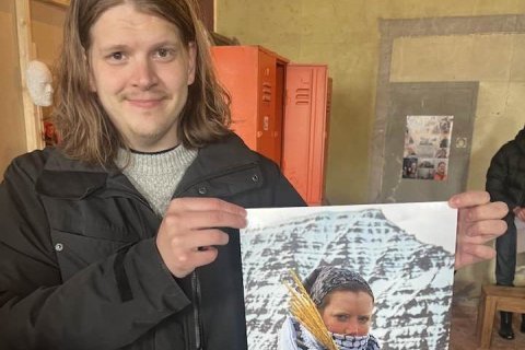 Frá sýningu Lýðskólans.
