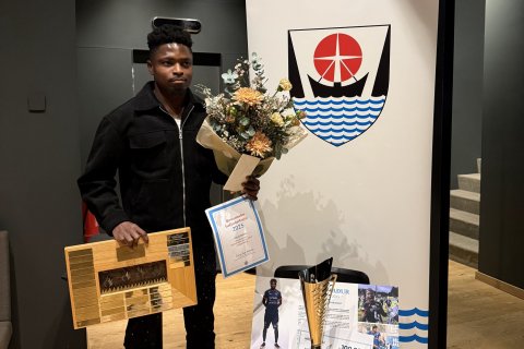 Fatai Gbadamosi, íþróttamaður Ísafjarðarbæjar 2025.