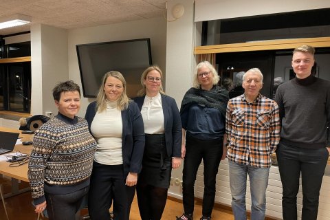 Í heimsókn í Menntaskólanum á Ísafirði.