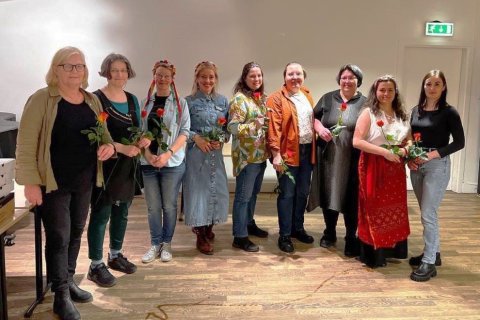 Úkraínufólk bauð til viðburðar í Edinborgarhúsinu á Ísafirði þar sem þau kynntu menningu sína og mat…