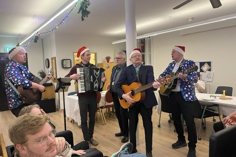 Á litlu jólunum í Hvestu.