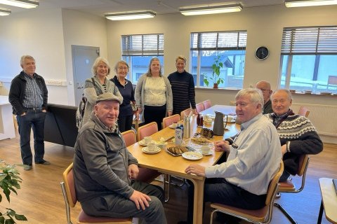 Í Sunnuhlíð á Suðureyri.