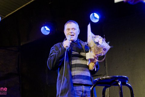 Ómar Smári Helgason, bæjarlistamaður Ísafjarðarbæjar 2019.
Mynd: Act Alone – Ásgeir Helgi Þrastarso…