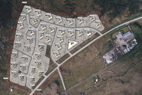 Úr deiliskipulagsuppdrætti.