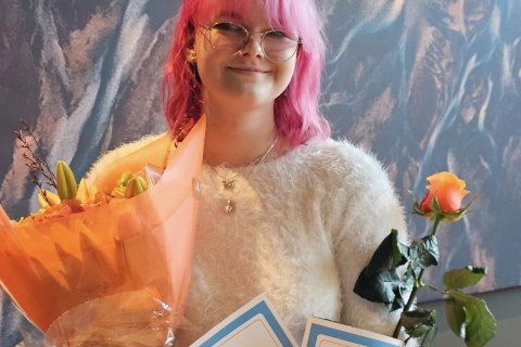 Maria Kozak í bogfimideild Skotís var útnefnt ein af tveimur efnilegustu íþróttamönnum Ísafjarðarbæj…