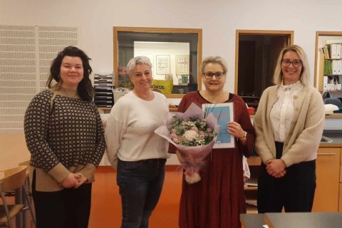 Finney Rakel, formaður fræðslunefndar, Guðrún Birgisdóttir, skóla- og sérkennslufulltrúi Ísafjarðarb…