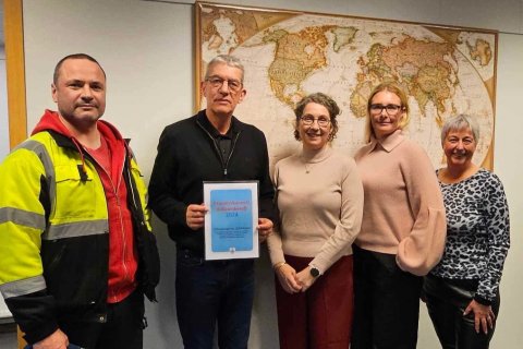 Einar Ómarsson, Óðinn Gestsson, Nanný Arna Guðmundsdóttir, Hafdís Gunnarsdóttir og Guðrún Birgisdótt…