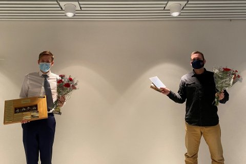 Albert Jónsson og Árni Heiðar Ívarsson.