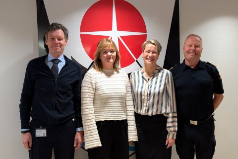 Lúðvík Þorgeirsson, forstjóri HVEST, Elísabet Samúelsdóttir, framkvæmdastjóri fjármála og reksturs h…