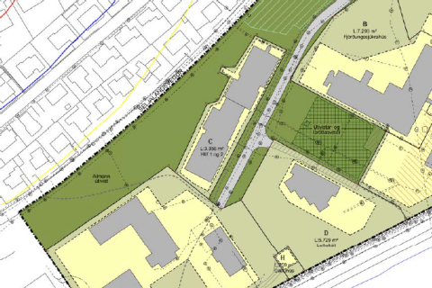 Tillaga að deiliskipulagi eftir breytingu. Mynd: Verkís.